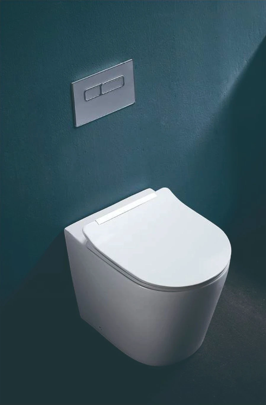 Full Wall Faced Toilet Suite with Watermark Certificate, Sanitary Wares Porcelain Bathroom Ceramic Toilet