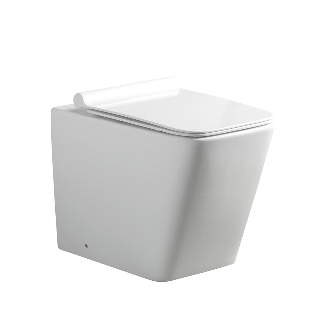 Bl-103n-Fst Square Shape Floor Standing Back to Wall Toilet Pans