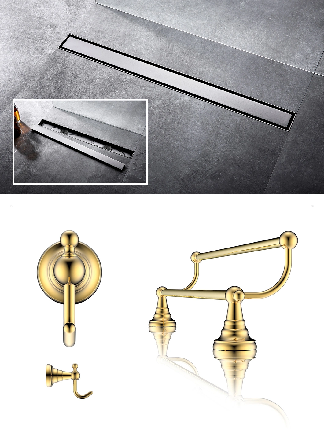 Ablinox Factory Precision Casting Hardware Hand Rail Bathroom Accessories