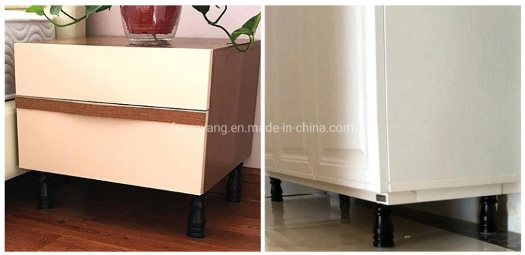 Furniture Accessories Adjustable Plastic Feet Height Cabinet