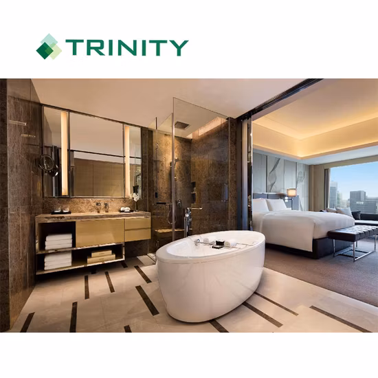 Custom Factory Modern 5 Star Hotel Room Decor Ideas Luxury Interior Design Wooden Bedroom Furniture Set