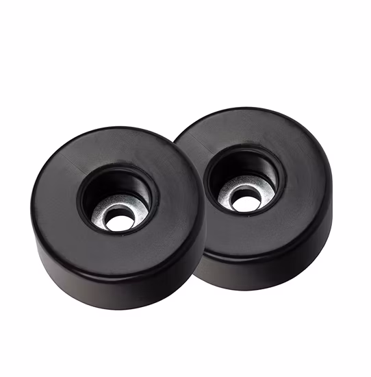 Custom Furniture 25mm Door Bumpers Rubber Chair End Tips Pipe Tube Plug Caps Round Square Rubber Tube Cap Rubber Feet