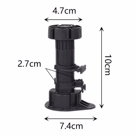 Furniture Accessories Adjustable Plastic Feet Height Cabinet